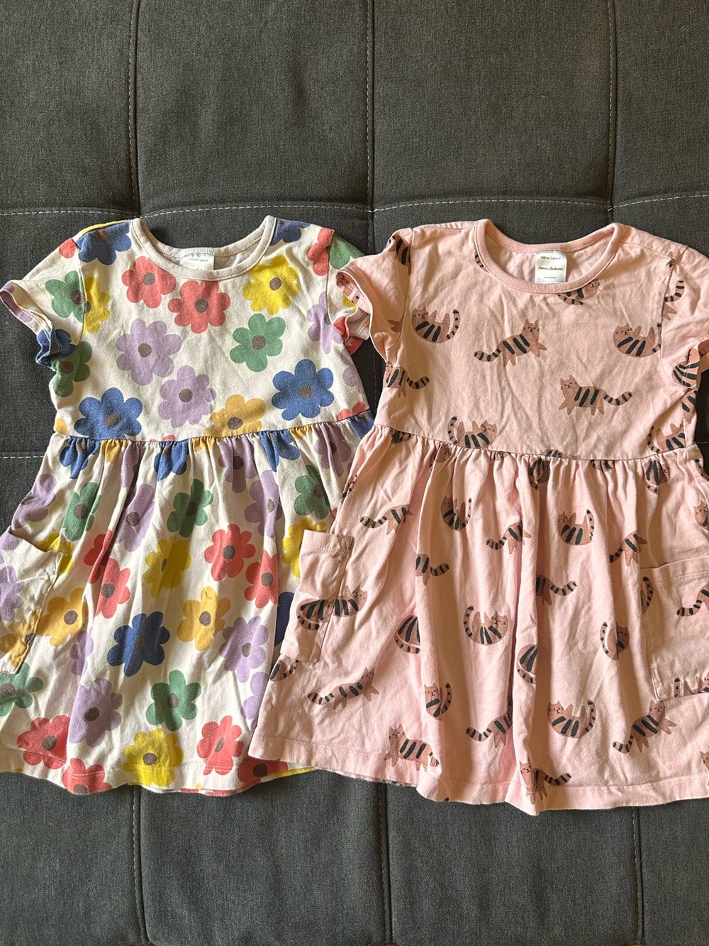 Hanna Andersson size 6/7 tee shirt pocket dresses